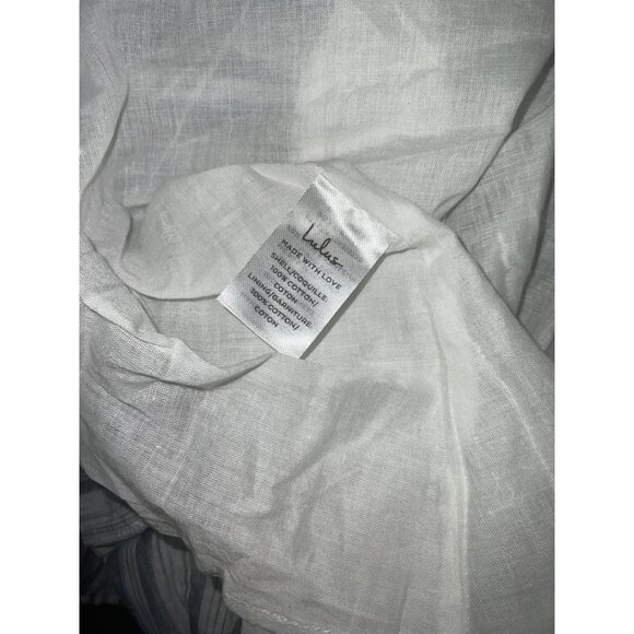 LULUS Vacay Babe‎ Grey Stripe Halter Maxi Dress New with Tags Large - Picture 10 of 11